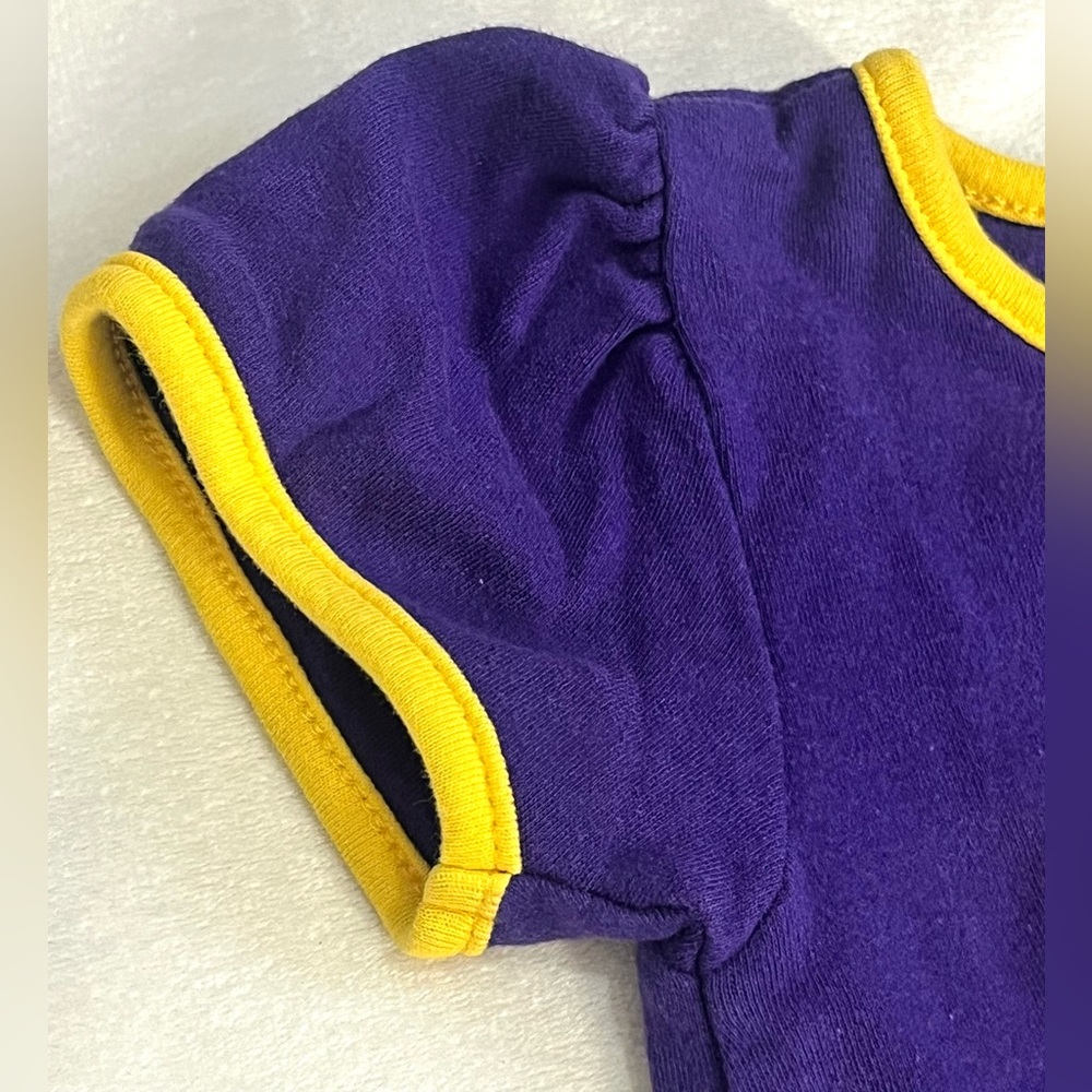 Minnesota Vikings Purple Heart to Heart Toddler NFL Children’s Dress Girls 3T - Picture 9 of 12